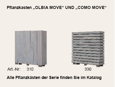 Artikelabbildungen Pflanzkasten Serie Move - Passend zu Garnitur Party