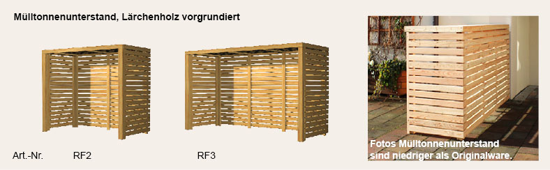 Artikelabbildungen Mülltonnenunterstand