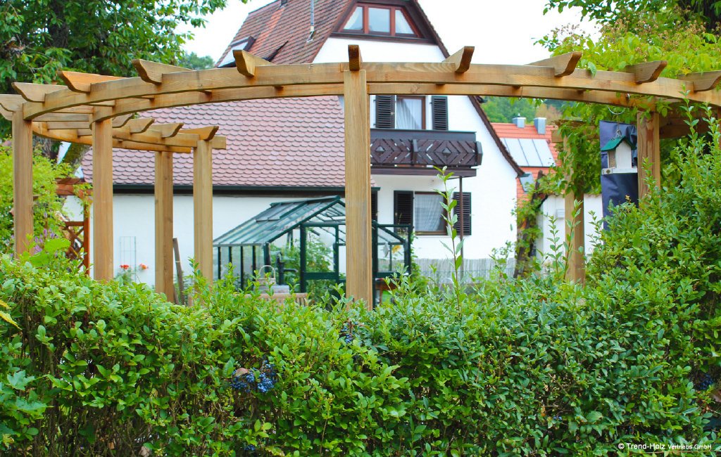 Ansicht: Rundpergola Sonderanfertigung